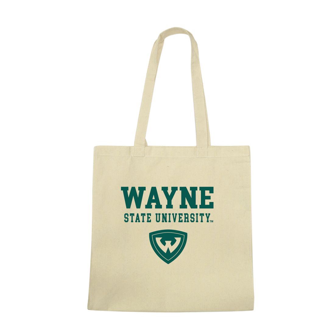 Wayne State University Warriors Warriors Institutional Seal Tote Bag