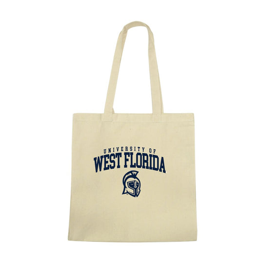 Mouseover Image, UWF University of West Florida Argonauts Institutional Seal Tote Bag