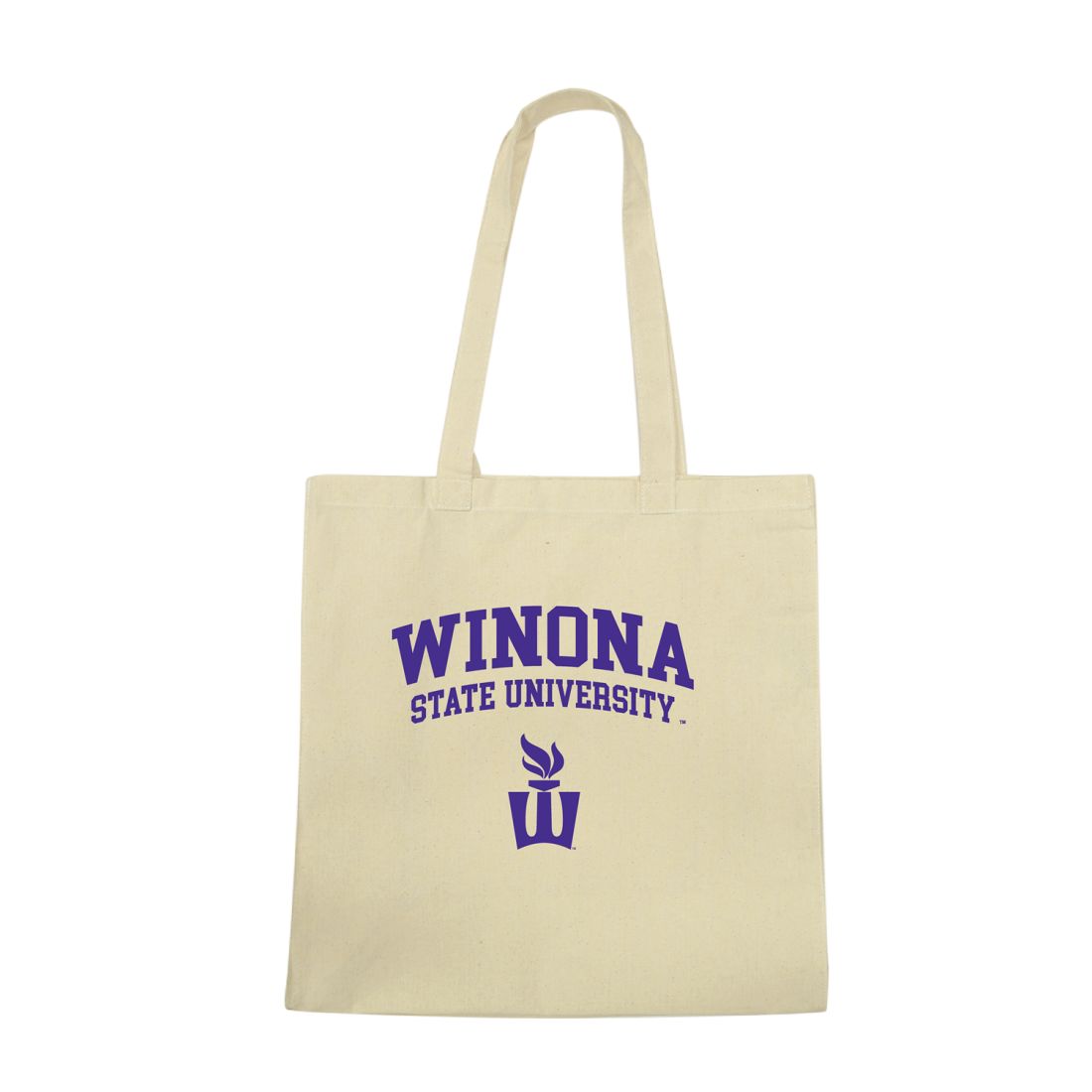 Winona State University Warriors Institutional Seal Tote Bag