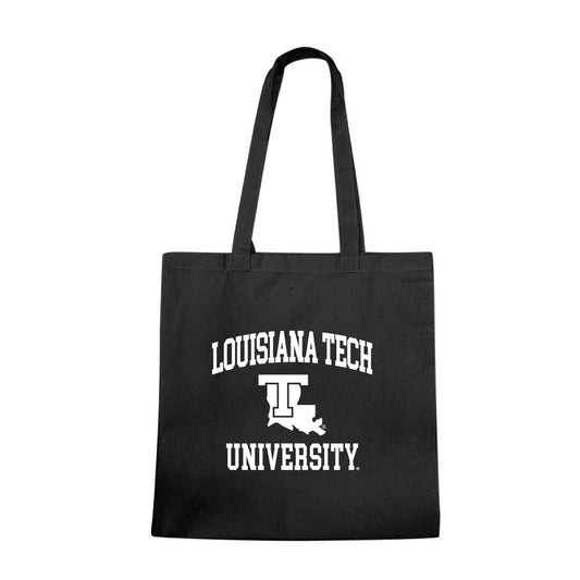 GRAPHICS & MORE Black Leather Louisiana Tech University Secondary Keychain