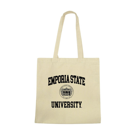 Mouseover Image, Emporia State University Hornets Institutional Seal Tote Bag