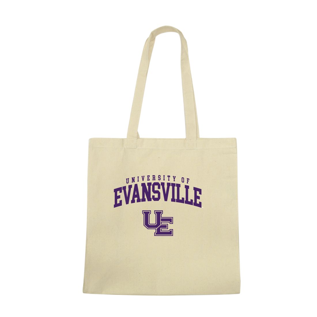 University of Evansville Purple Aces Institutional Seal Tote Bag