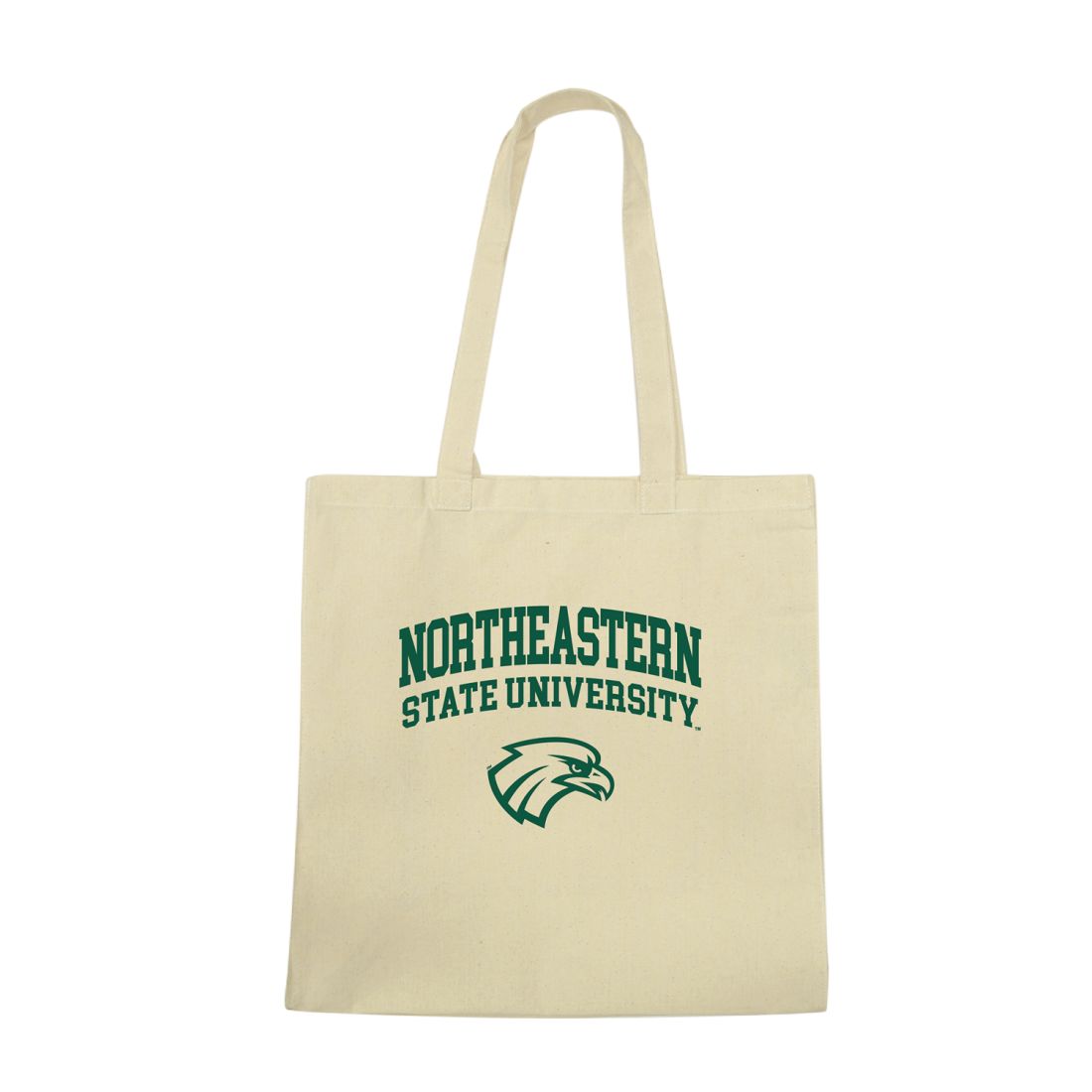 NSU Northeastern State University RiverHawks Institutional Seal Tote Bag