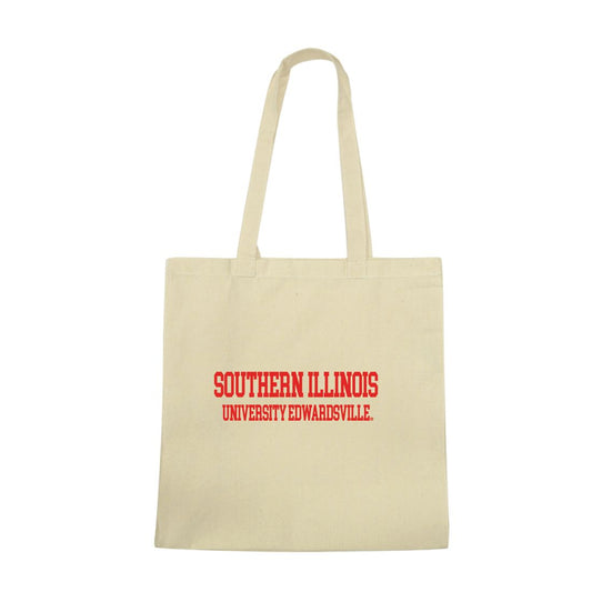 Mouseover Image, SIUE Southern Illinois University Edwardsville Cougars Institutional Seal Tote Bag