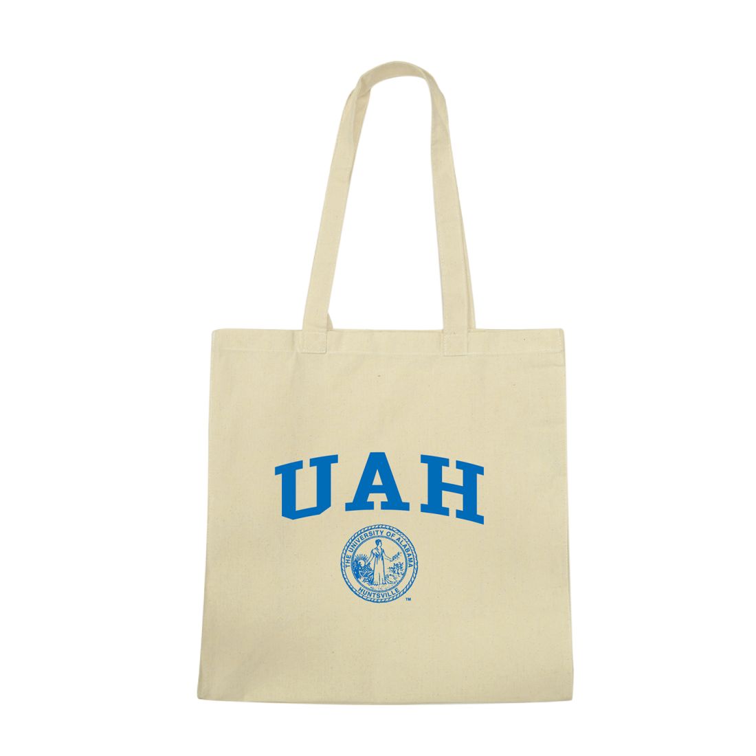 The University of Alabama in Huntsville Chargers Institutional Seal Tote Bag