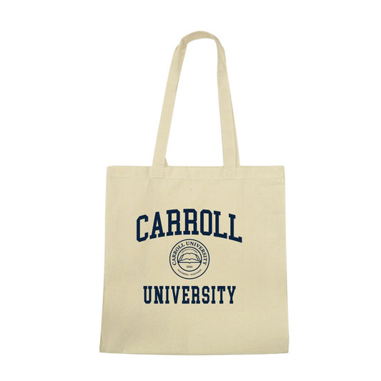 Mouseover Image, Carroll University Pioneers Institutional Seal Tote Bag
