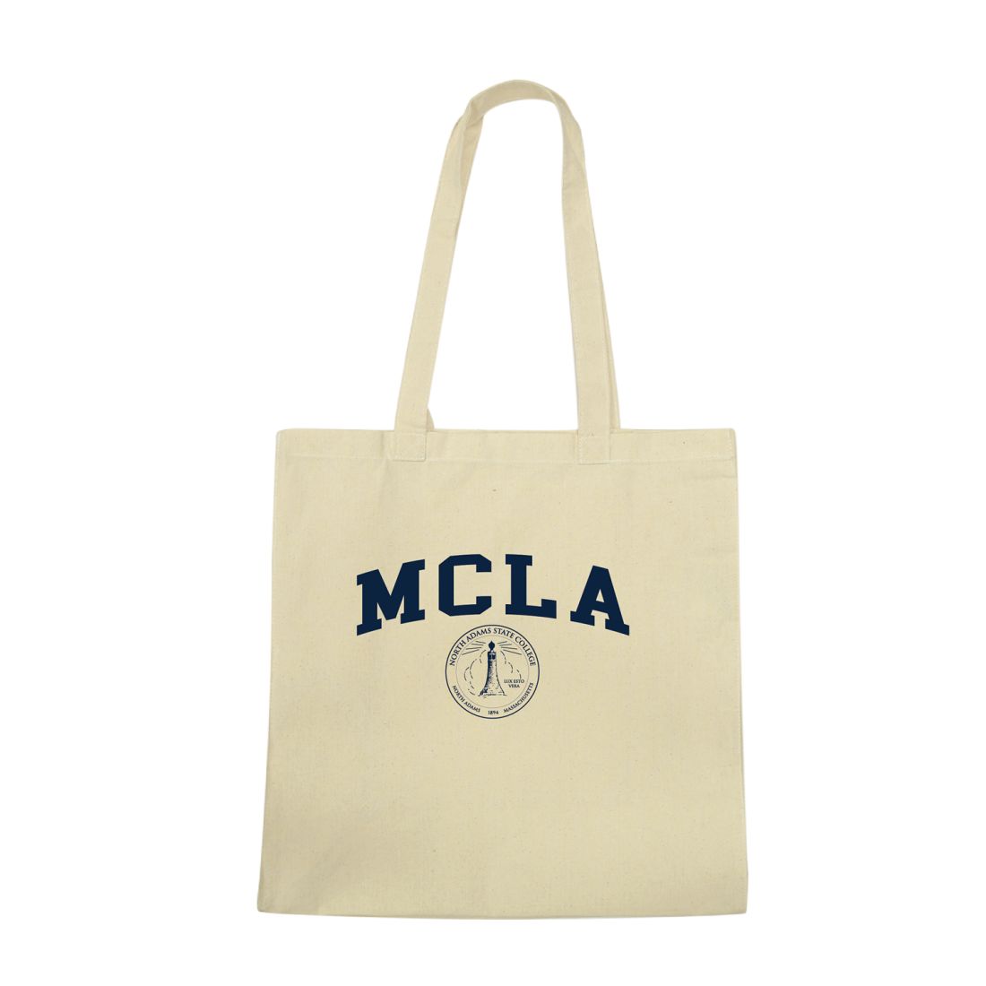 Massachusetts College of Liberal Arts Trailblazers Institutional Seal Tote Bag