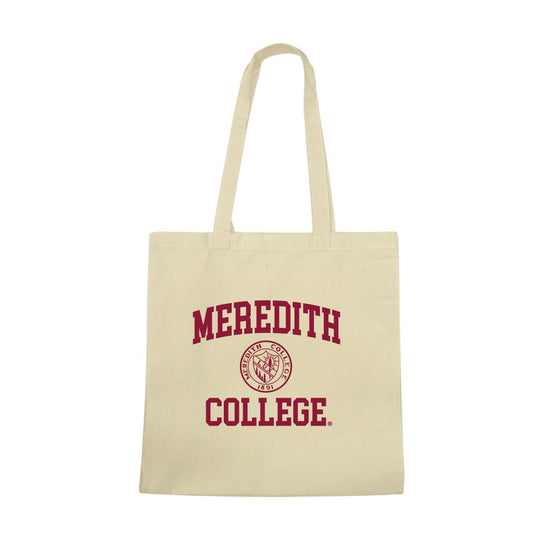 Mouseover Image, Meredith College Avenging Angels Institutional Seal Tote Bag