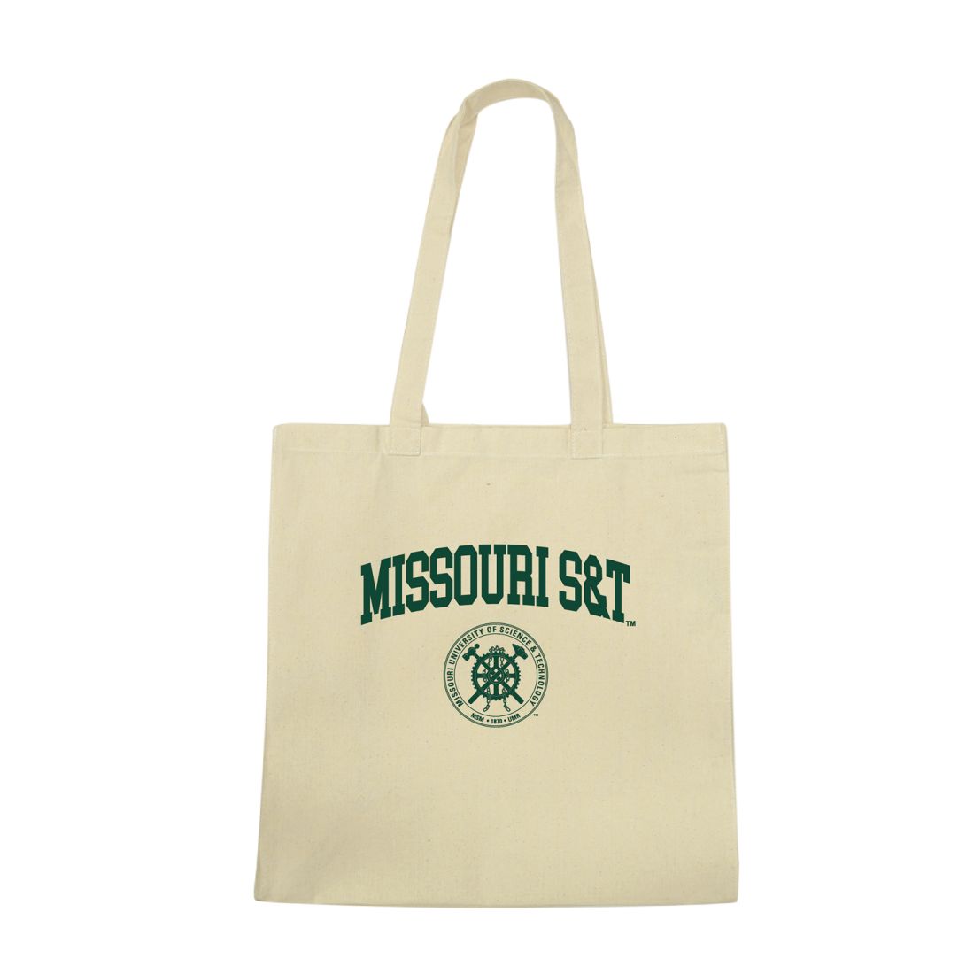 Missouri University of Science and Technology Miners Institutional Seal Tote Bag