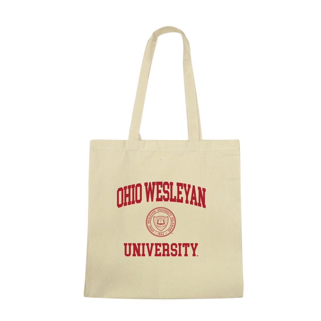 Ohio Wesleyan University Bishops Institutional Seal Tote Bag