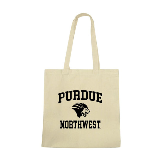 Mouseover Image, Purdue University Northwest Lion Institutional Seal Tote Bag