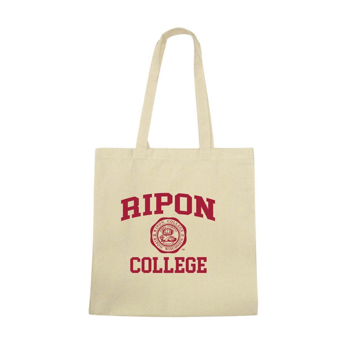 Ripon College Red Hawks Institutional Seal Tote Bag