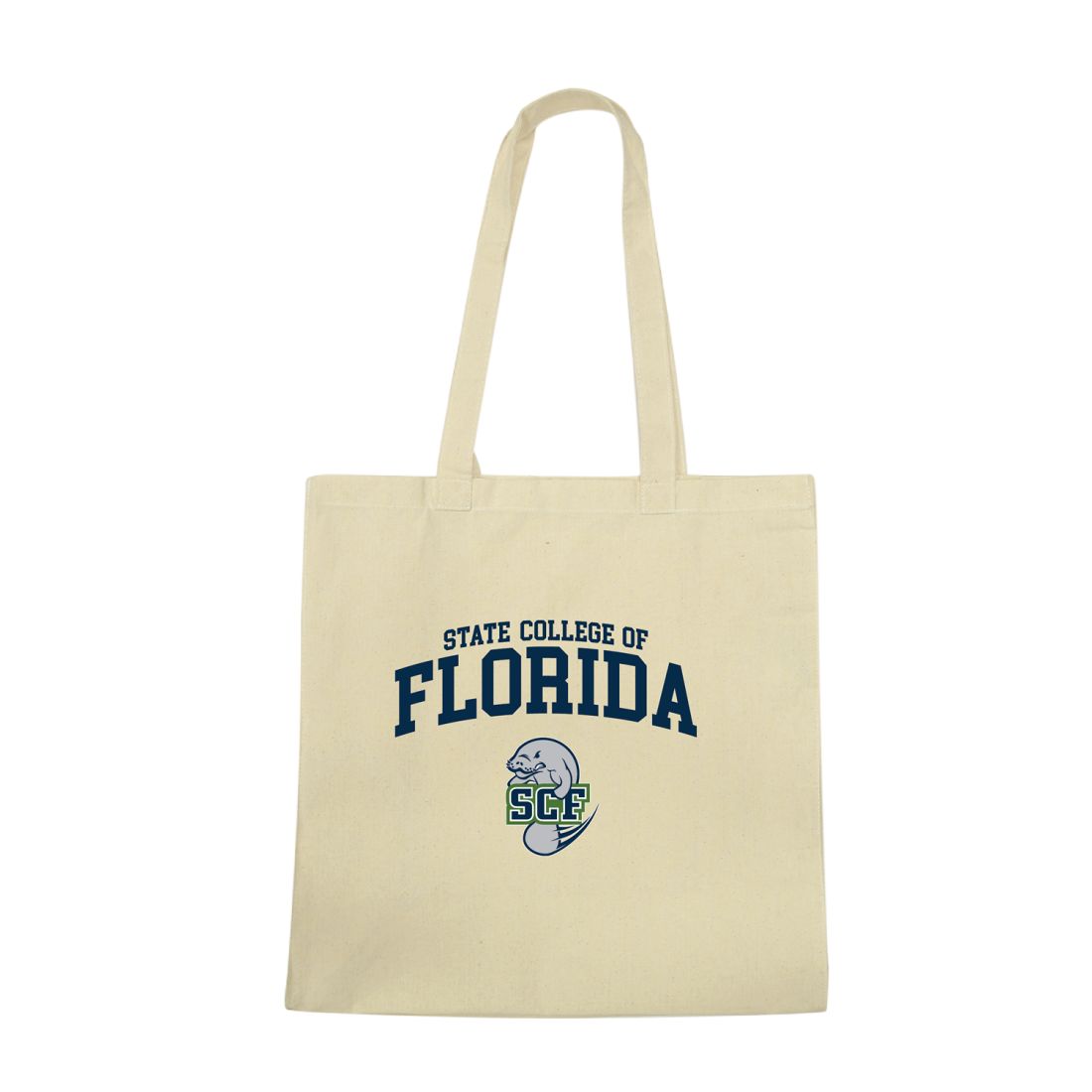State College of Florida Manatees Institutional Seal Tote Bag