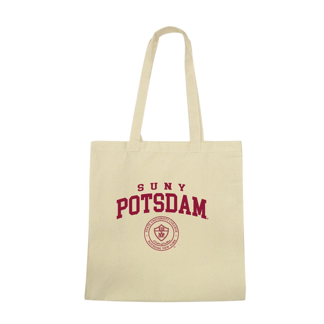 State University of New York at Potsdam Bears Institutional Seal Tote Bag