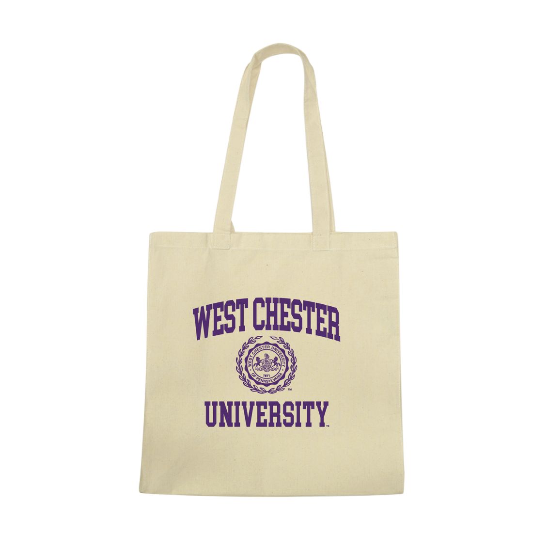 West Chester University Golden Rams Institutional Seal Tote Bag