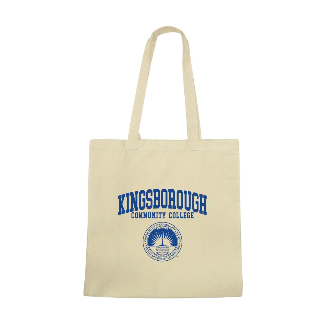 Kingsborough Community College The Wave Institutional Seal Tote Bag