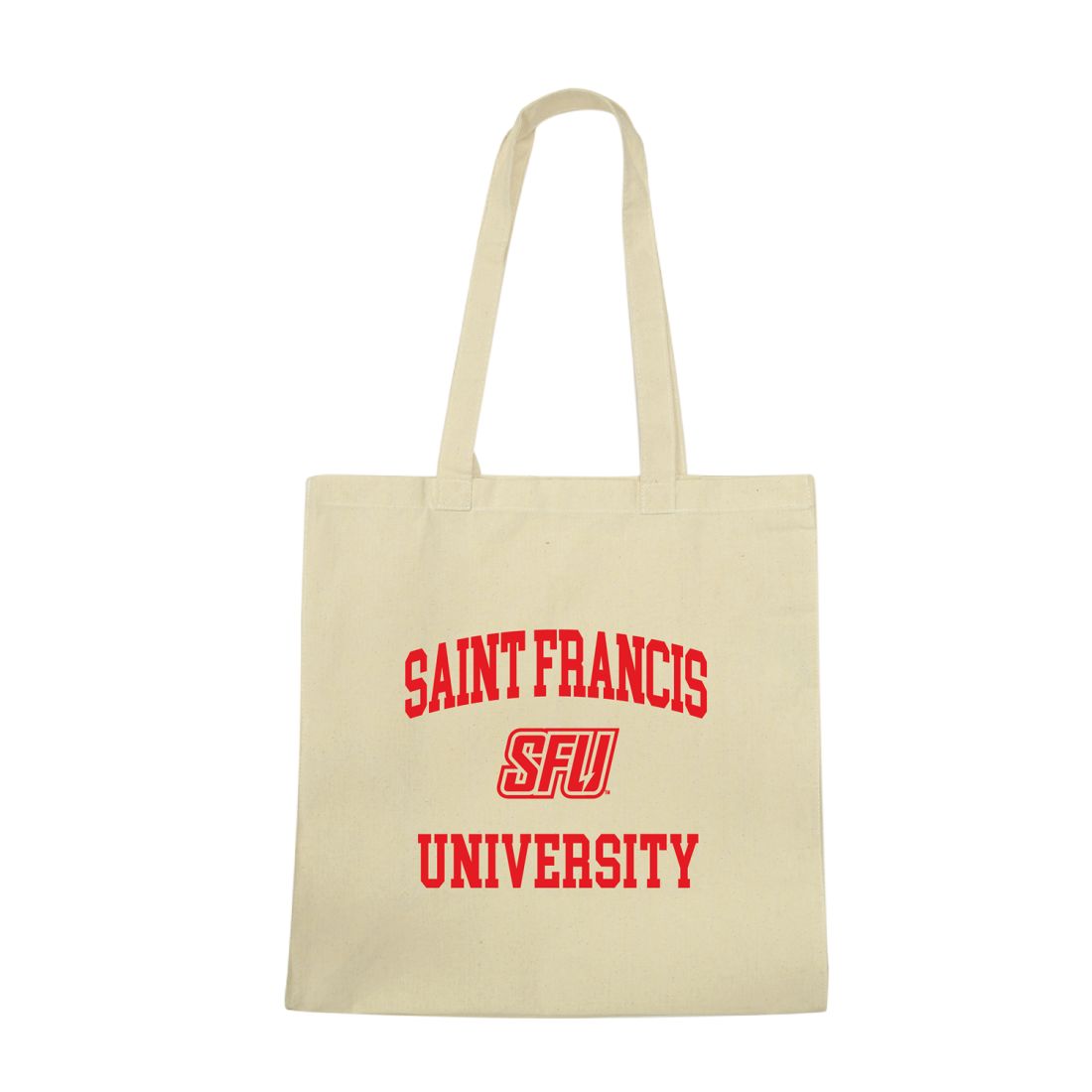 Saint Francis University Red Flash Institutional Seal Tote Bag