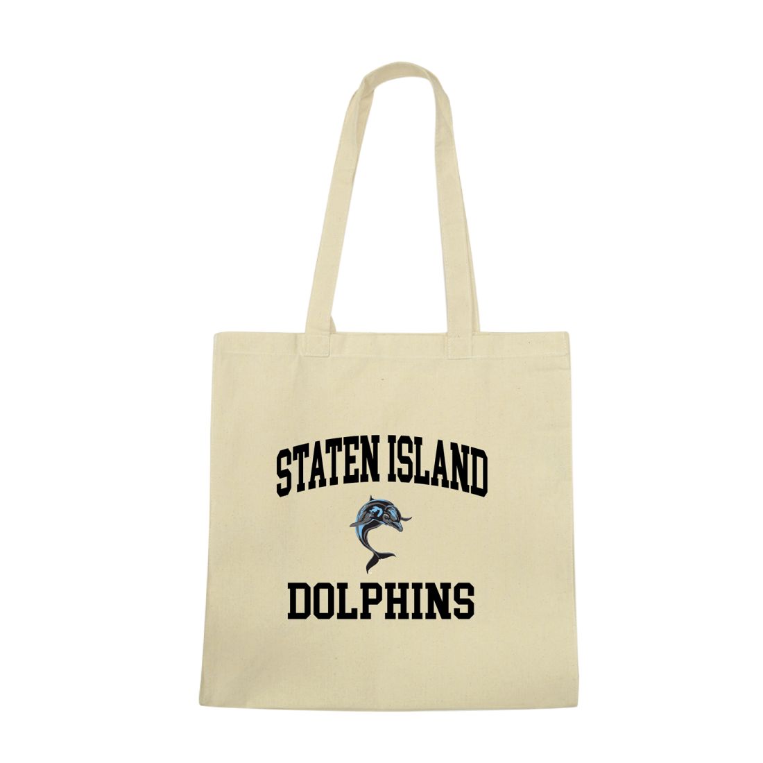 CUNY College of Staten Island Dolphins Institutional Seal Tote Bag