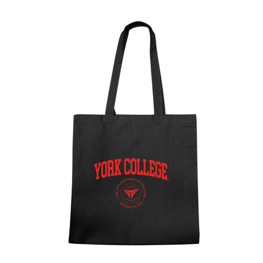 York College Cardinals Institutional Seal Tote Bag