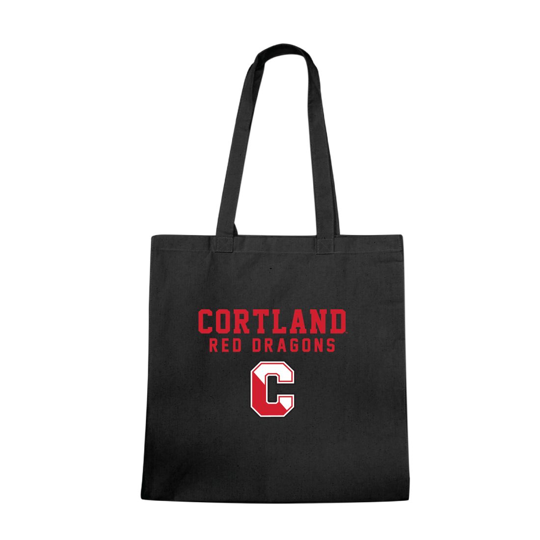 SUNY Cortland Red Dragons Institutional Seal Tote Bag