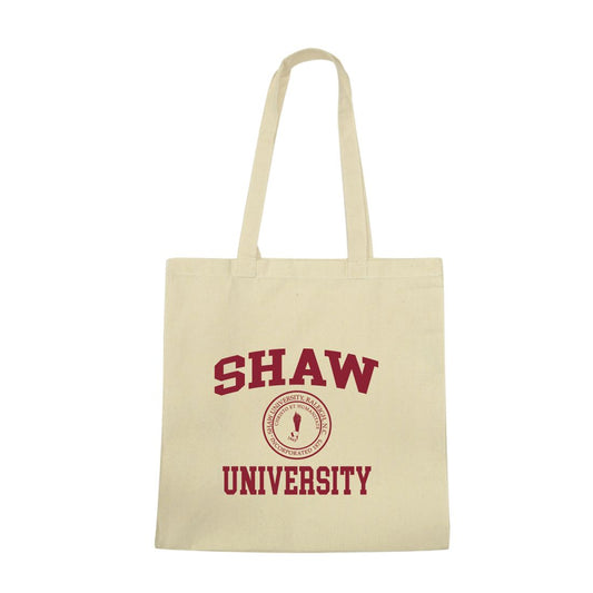 Mouseover Image, Shaw University Bears Institutional Seal Tote Bag
