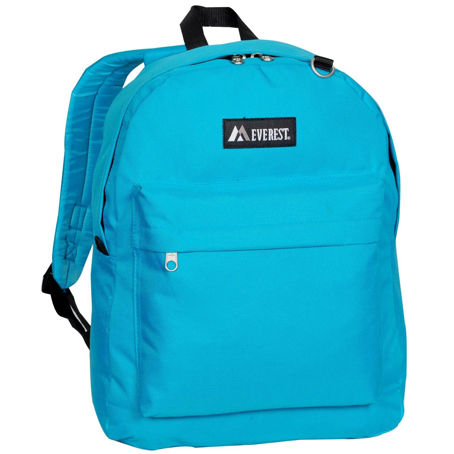 Everest Backpack Book Bag Back to School Classic Style Size