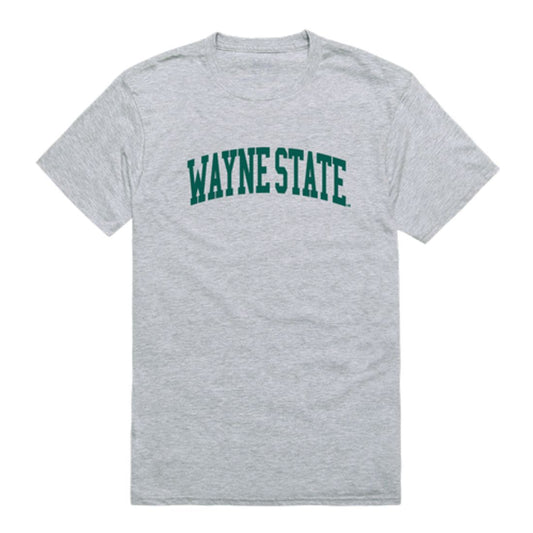 Youth Green Wayne State Warriors Team Logo Stripes T-Shirt