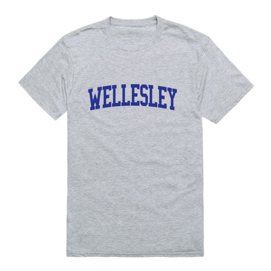 Wellesley College Blue Game Day T-Shirt Tee