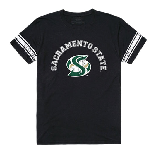 CSUS Sacramento State Hornets Men's Football T-Shirt Black-Campus-Wardrobe