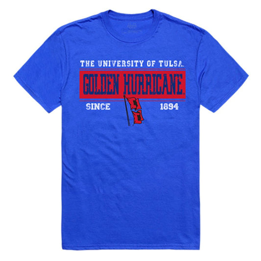 University of Tulsa Golden Hurricane NCAA Established Tees T-Shirt Royal-Campus-Wardrobe