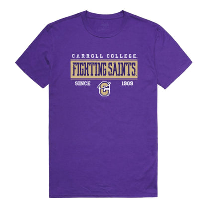 Carroll College Saints Established T-Shirt Tee