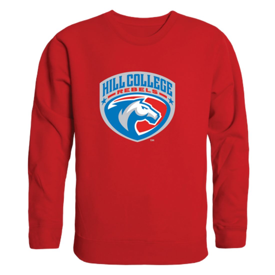 Hill-College-Rebels-Collegiate-Fleece-Crewneck-Pullover-Sweatshirt