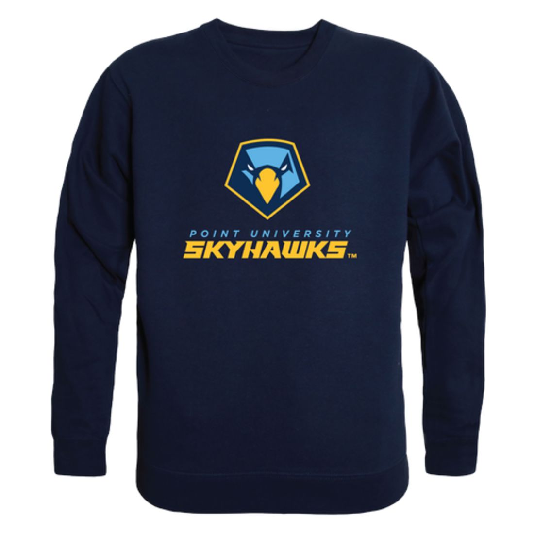 Point-University-Skyhawks-Collegiate-Fleece-Crewneck-Pullover-Sweatshirt