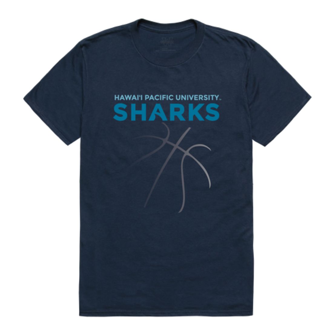 Hawaii Pacific University Sharks Basketball T-Shirt Tee