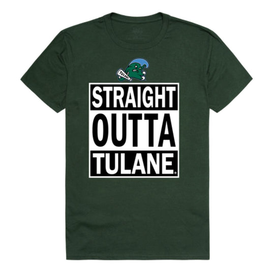 Tulane University Green Waves Straight Outta T-Shirt