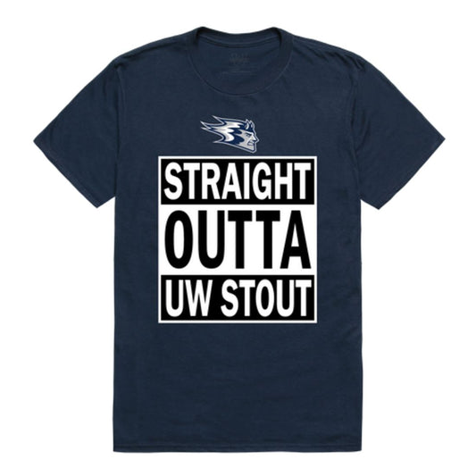 Wisconsin Stout Blue Devils Straight Outta T-Shirt