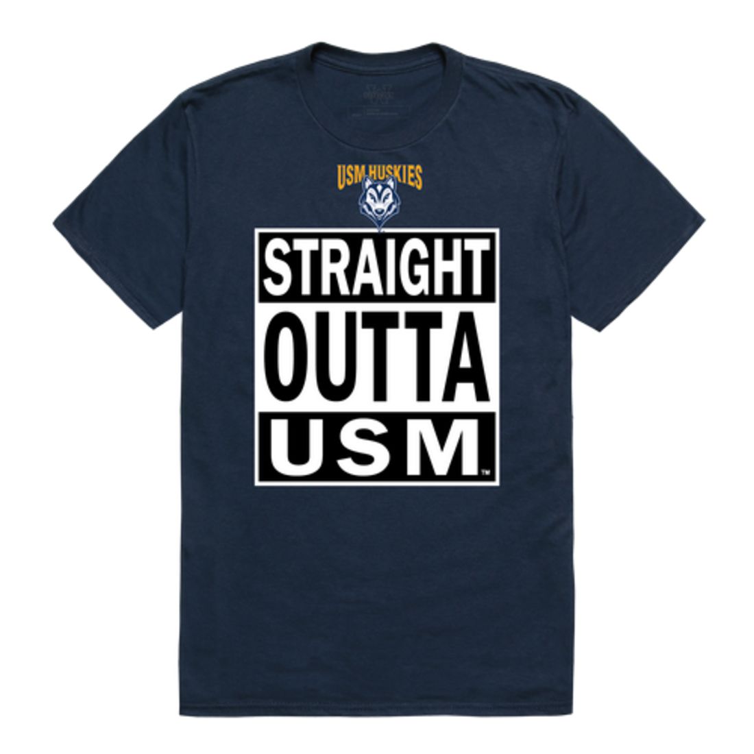 University of Southern Maine Huskies Straight Outta T-Shirt