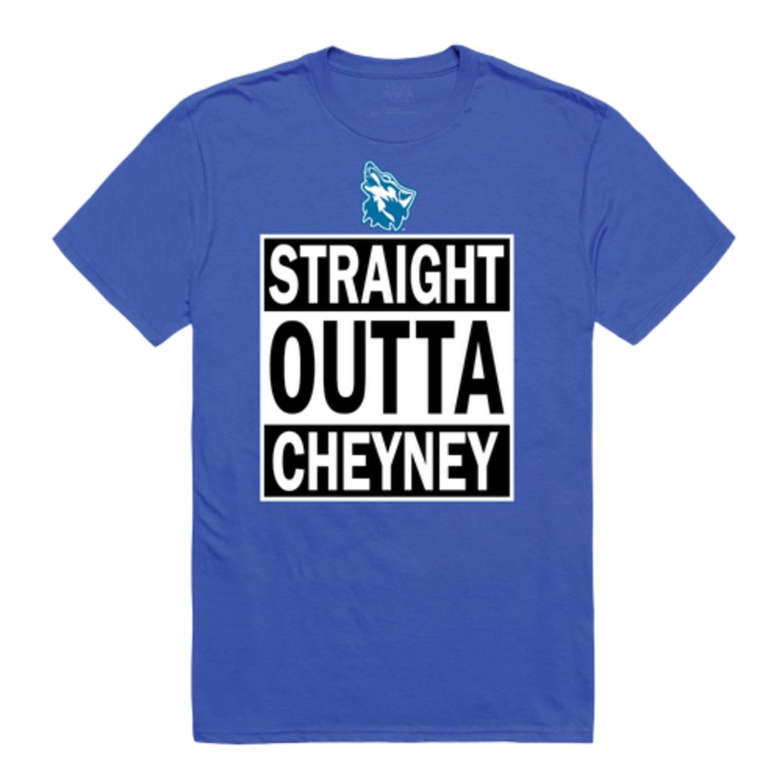 Straight Outta Cheyney University of Pennsylvania Wolves T-Shirt Tee