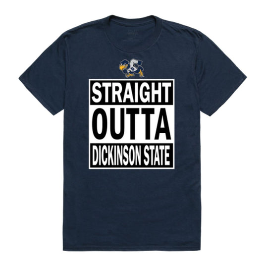 Straight Outta Dickinson State University Blue Hawks T-Shirt Tee