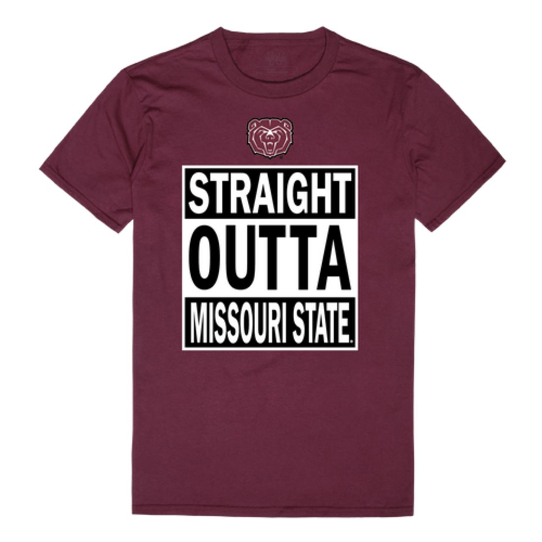 Straight Outta Missouri State University Bears T-Shirt Tee