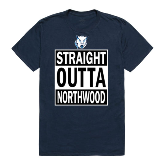 Straight Outta Northwood University Timberwolves T-Shirt Tee