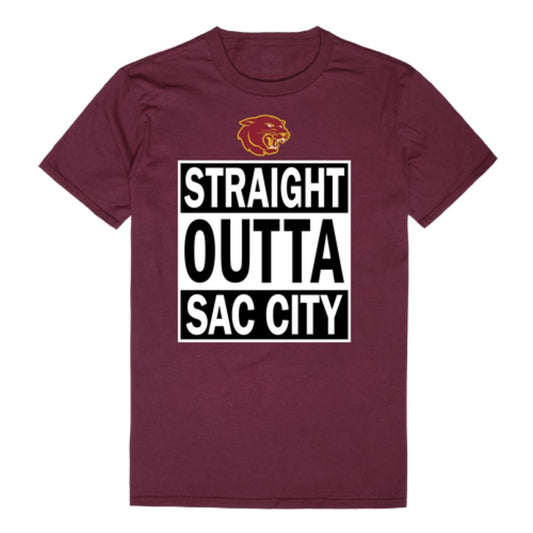 Straight Outta Sacramento City College Panthers T-Shirt Tee