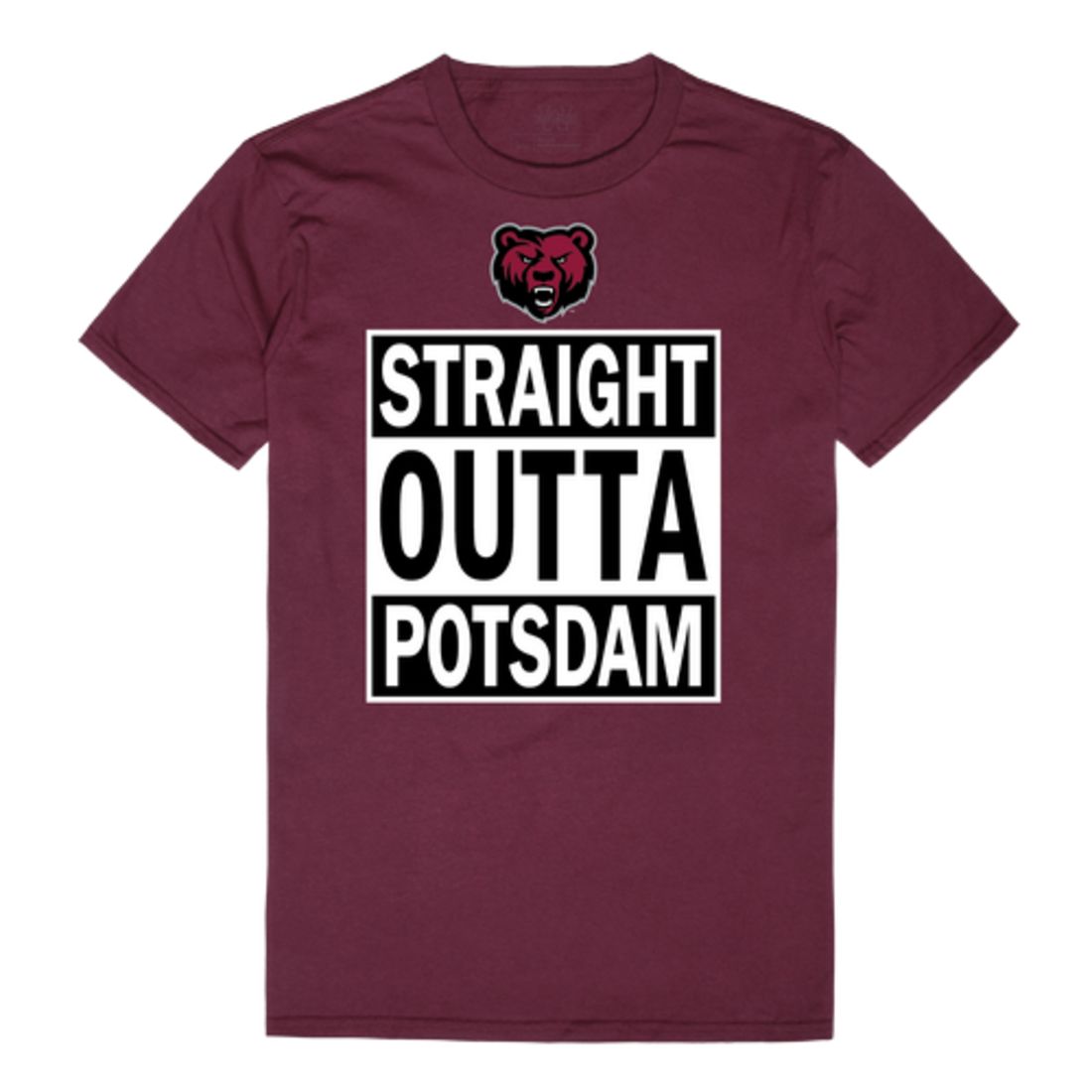 Straight Outta State University of New York at Potsdam Bears T-Shirt Tee