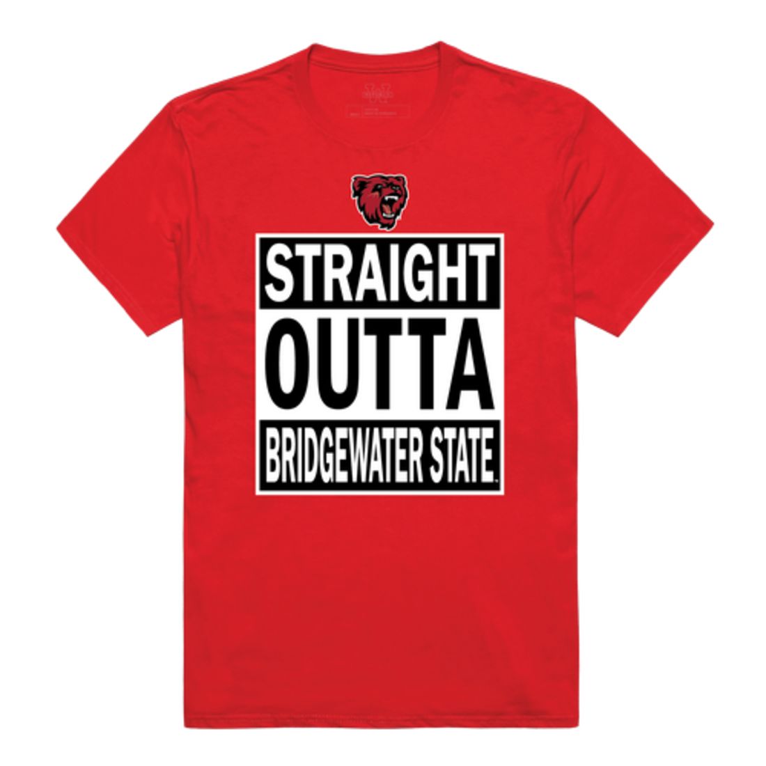 Straight Outta Bridgewater State University Bears T-Shirt Tee