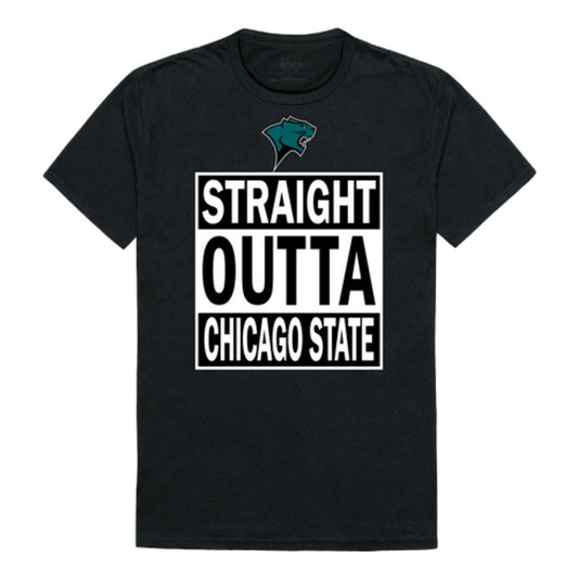 Straight Outta Chicago State University Cougars T-Shirt Tee