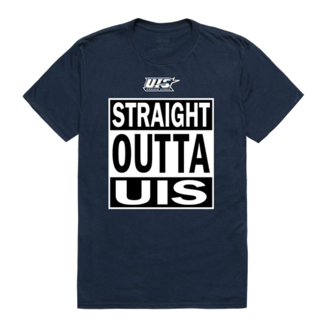 Straight Outta University of Illinois Springfield Prairie Stars T-Shirt Tee