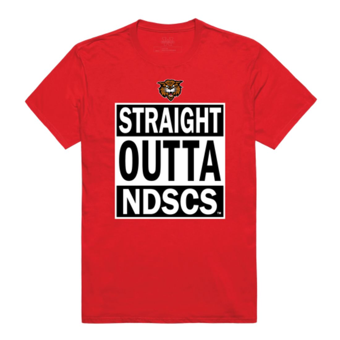 NDSCS North Dakota State College of Science Wildcats Straight Outta T-Shirt