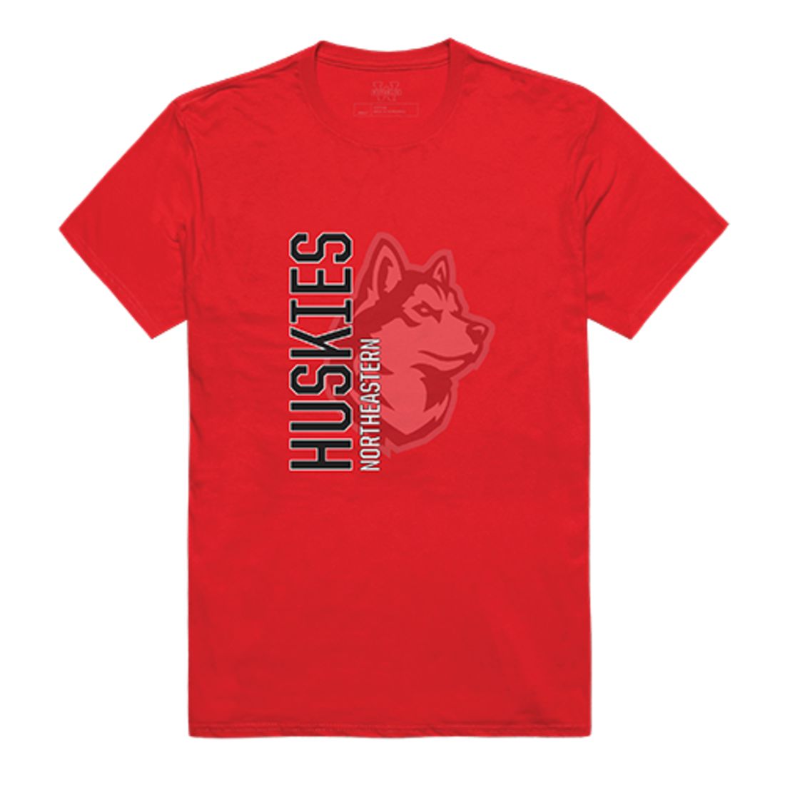 Northeastern University Huskies Ghost T-Shirt Red-Campus-Wardrobe