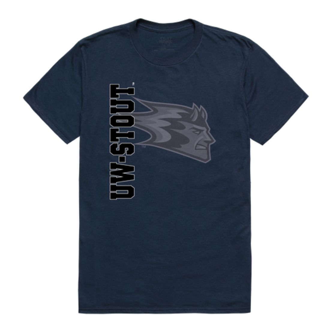 Wisconsin Stout Blue Devils Ghost College T-Shirt