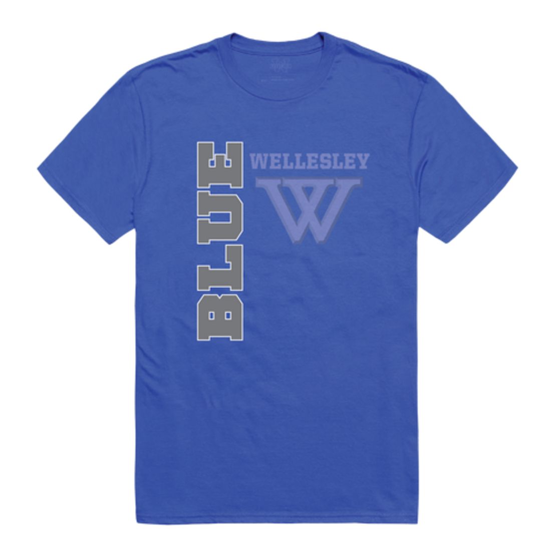 Wellesley College Blue Ghost T-Shirt Tee